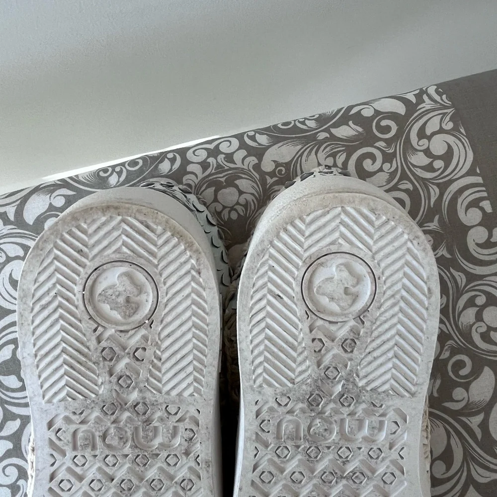 Mou Special Leather White Summer Eskimo Sneakers - Picture 3 of 7